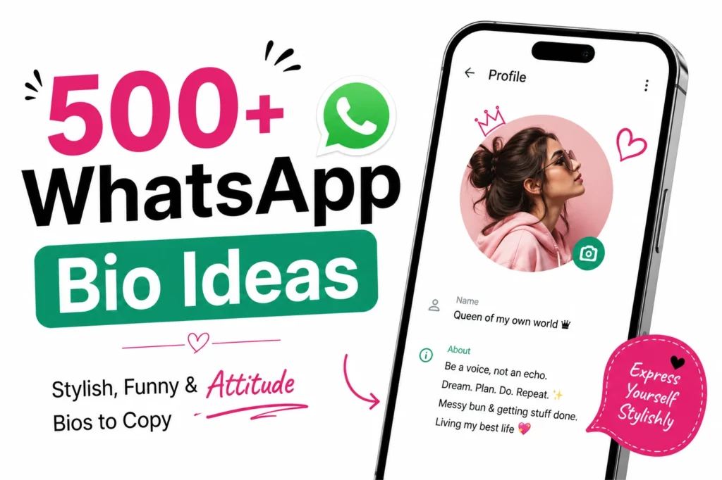 WhatsApp bio ideas