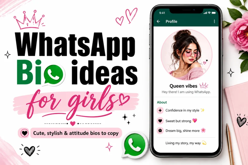 WhatsApp bio ideas for girls