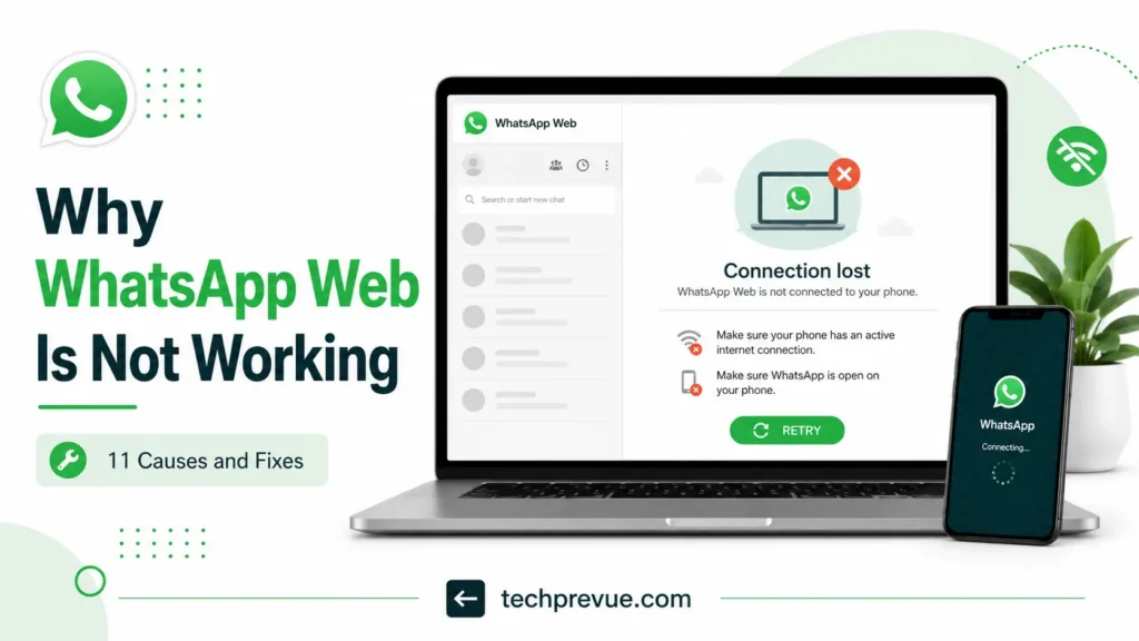 Why WhatsApp Web is not working guide