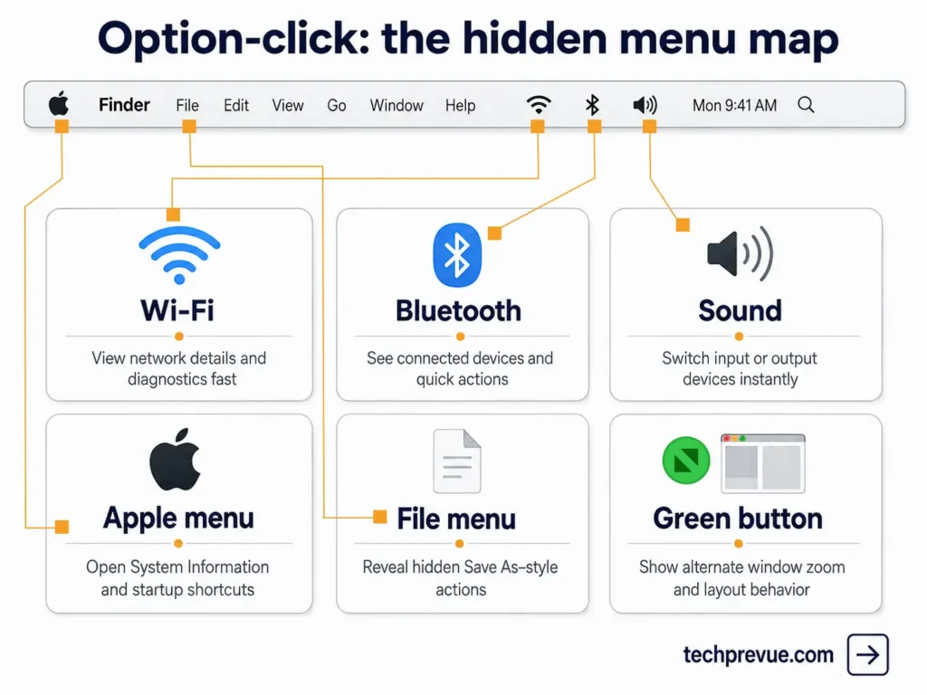 macOS Keyboard Viewer with the Option key held down, showing the alternate character each key produces